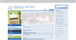 Desktop Screenshot of klasterec.cz